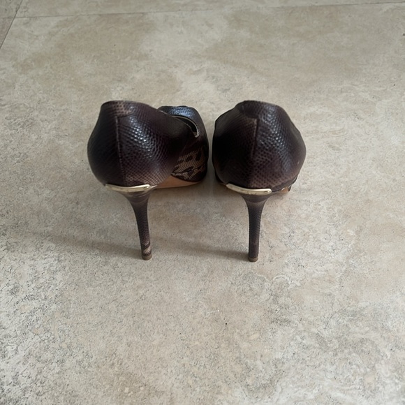 Dior open toe pump in snakeskin - Picture 2 of 5